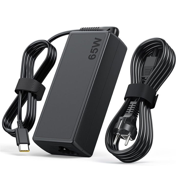 Incarcator laptop pentru Lenovo ThinkPad, Rqiurpn, 65W, USB-C