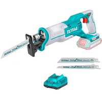 Fierastrau sabie pe acumulator Total TRSLI11521, 20V, Li-Ion, 115mm, 2800 RPM, acumulator 2Ah, incarcator