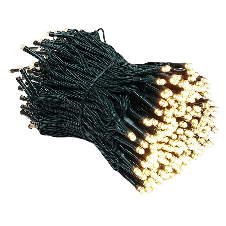 Соларни лампи Tovbmup, 200 LED, устойчива на атмосферни влияния IP65, 22 m
