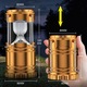 Соларен къмпинг фенер Tovbmup, LED, презареждаем с манивела, USB, 3000mAh