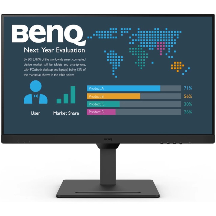 MONITOR BENQ BL2790QT 27" 2k 75hz, 5ms, VESA, HDMI, fekete