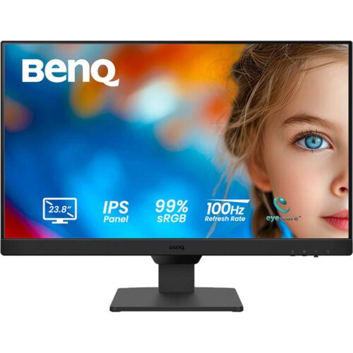 Monitor Benq GW2490 23,8", Full HD, 5 ms, 100 Hz, VESA, fekete