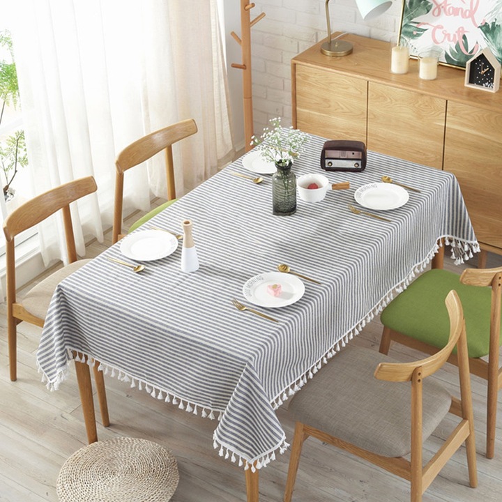 Jormftte asztalterítő, téglalap alakú, 40x55 hüvelyk, többszínű, pamut, 1 darabos készlet.