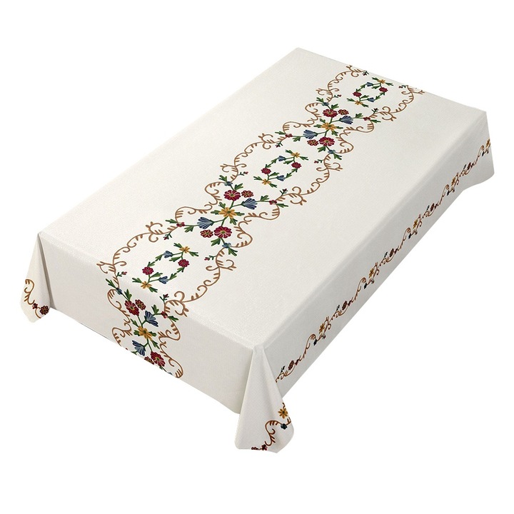 Jormftte asztalterítő, PVC, vízálló, foltálló, 120x120cm