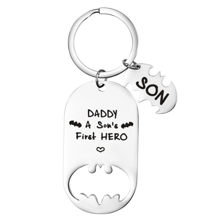 Ever sörnyitó kulcstartó apának, férjnek, születésnapi ajándék, évfordulós ajándék, apák napi ajándék