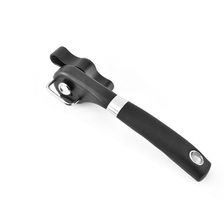 Jormftte konzervnyitó, rozsdamentes acél, ergonomikus kialakítás, könnyen használható, fekete