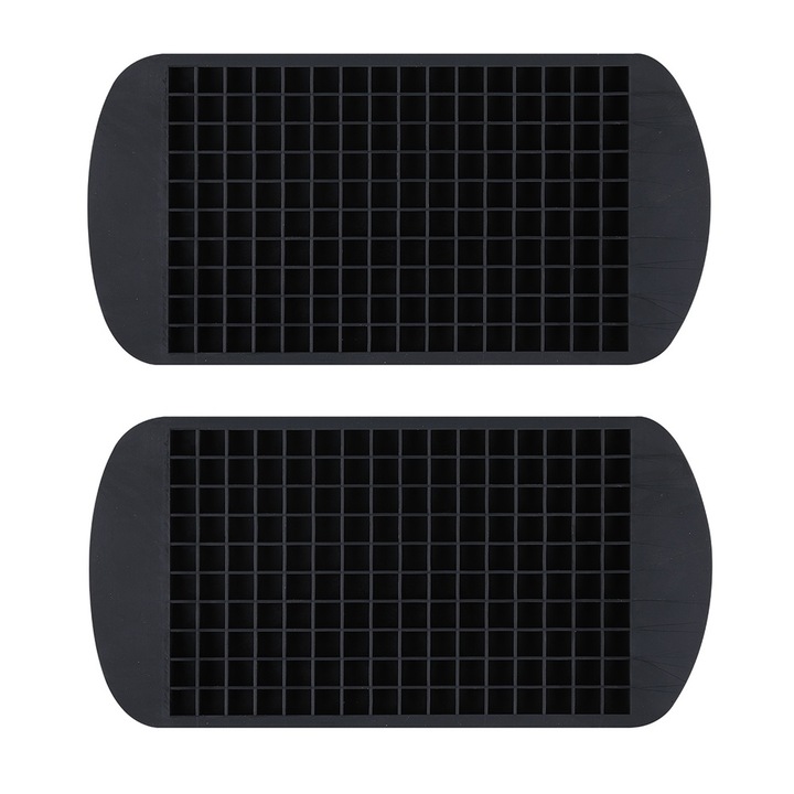 Форма за кубчета лед, комплект силиконови форми, гъвкави, не се чупят, многоцветни