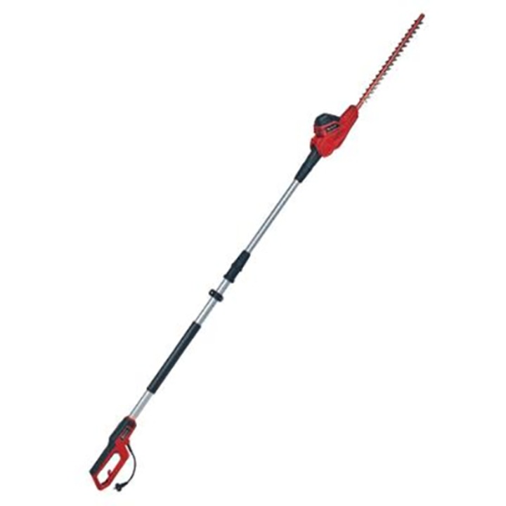 Foarfeca electrica pentru tuns gard viu la inaltime Einhell GC-HH 5056, putere 500 W, 47 cm lungime lama, extensibil 170-250 cm, distanta intre dinti de 20 mm