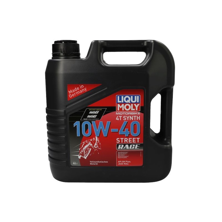 Ulei de motor Liqui Moly Street Race 4T 10W40 API SN, SN PLUS 4L