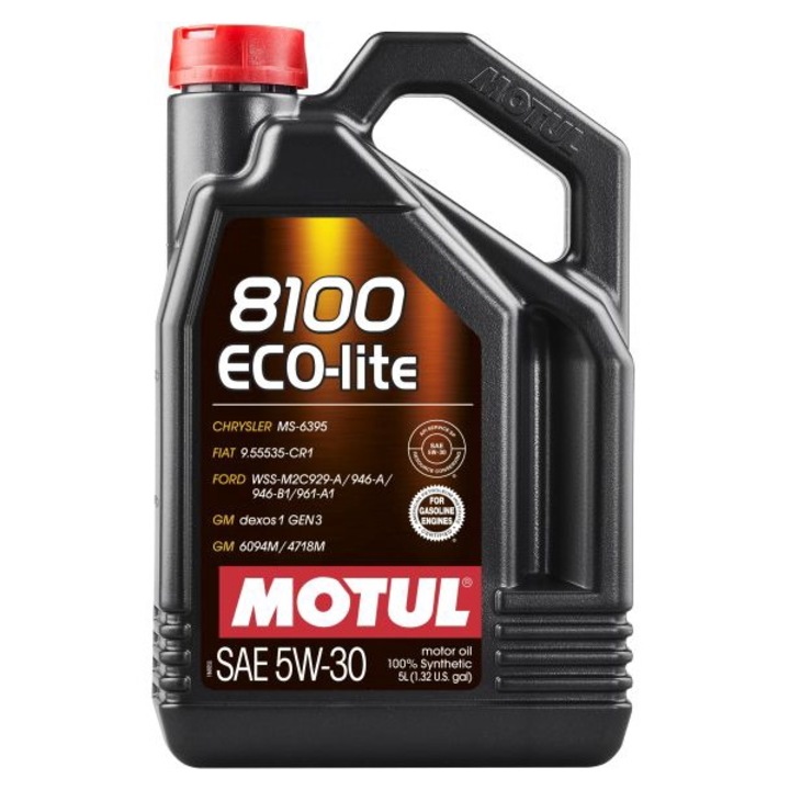 Ulei de motor Motul 8100 ECO-lite 5W30 API SP, RC 5L
