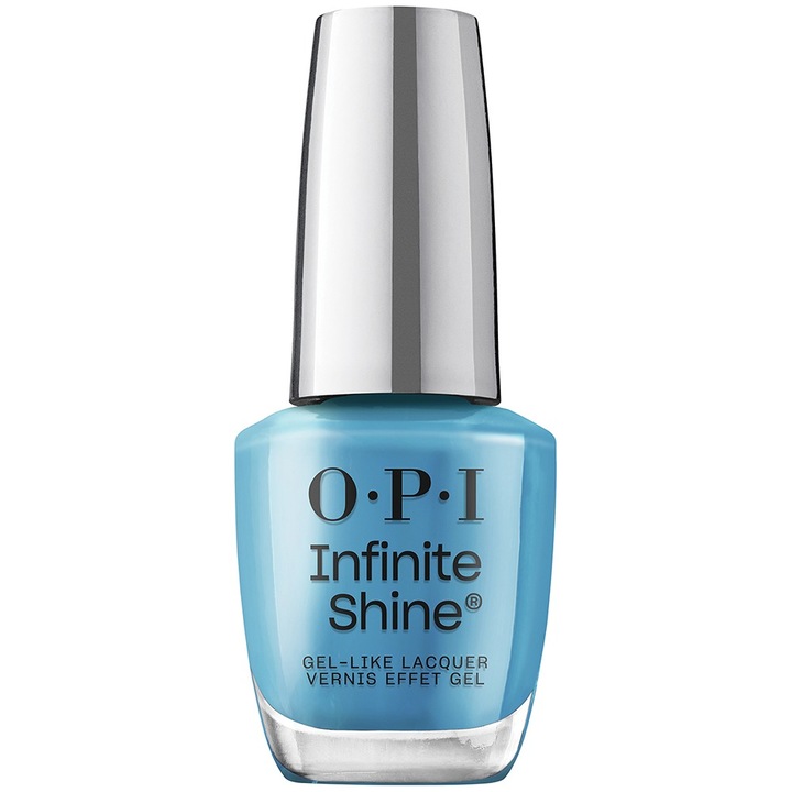Lac de unghii cu efect de gel OPI Infinite Shine, Never Leavin' Blue, 15 ml