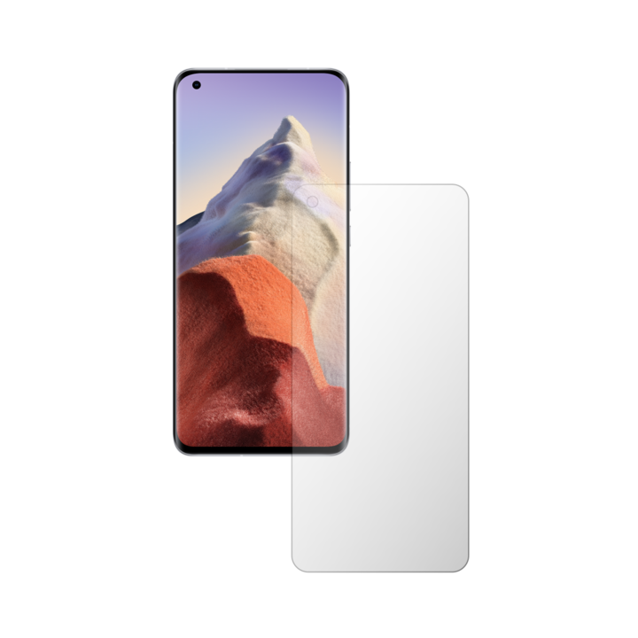Folie Protectie Ecran iSkinz AutoRegeneranta pentru Xiaomi Mi 11 Ultra 5G - Case friendly, Invisible Skinz UHD, Siliconica Ultra-Clear cu Acoperire Totala, Adeziva si Flexibila