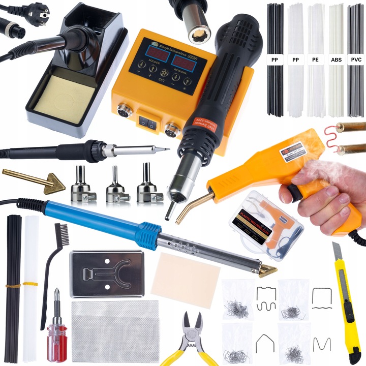 Комплект поялни станции Rosfix Orange Husky OH660, Blue Lark 80W, Аксесоари