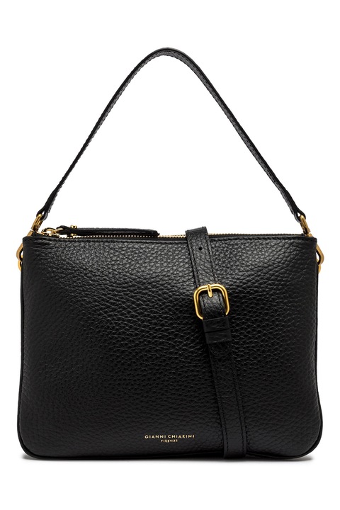 GIANNI CHIARINI, Frida bőr válltáska, Fekete