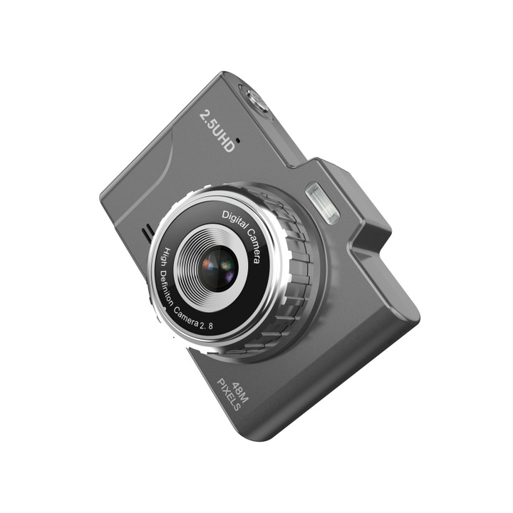 Shaoke, Digitális kamera, 4800w pixel, két HD kamera, 2,8 hüvelykes képernyő, vaku, 32 GB-os memóriakártya mellékelve, USB kártyaolvasó, Android adapter, 8x digitális zoom, automatikus mosolyérzékelés, zenelejátszás funkció, fekete
