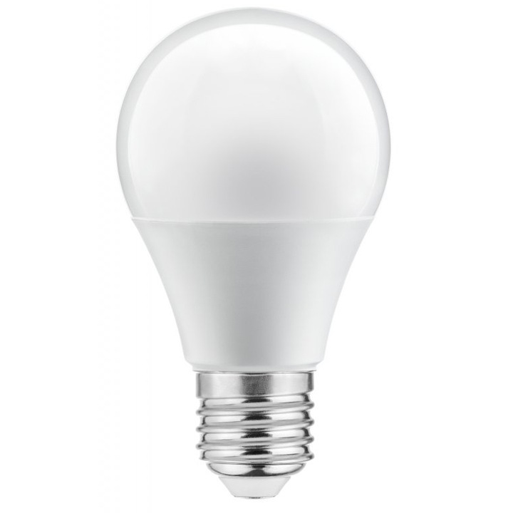 LED крушка GTV LD-A60CM3-10W, A60, E27, 3000K, AC220-240V, Ъгъл на светене 200°, 810 lm със сензор за движение