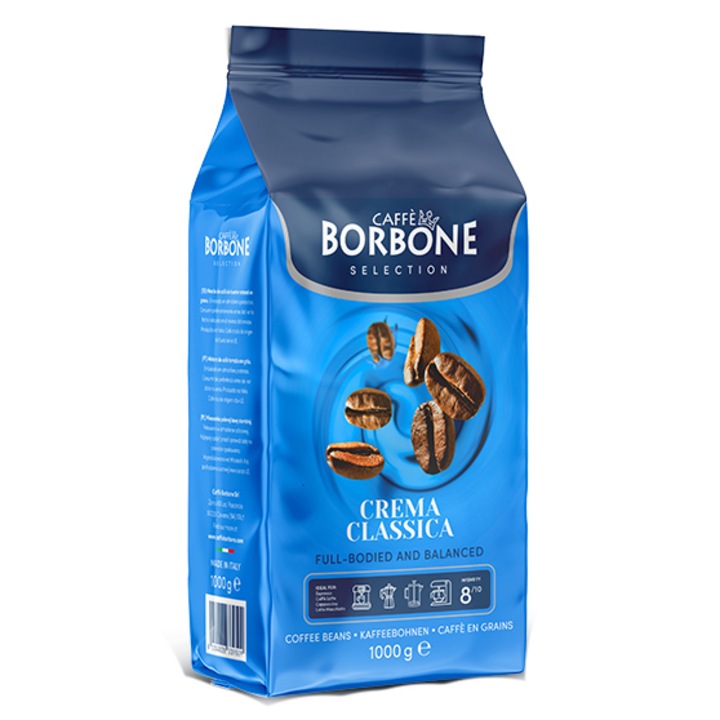 Cafea boabe, Borbone Crema Clasica, 1 kg