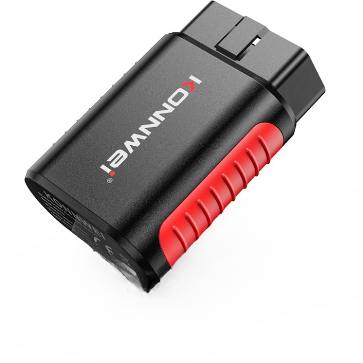 Автомобилен тестер, Професионална диагностика, KONNWEI, Пълен системен четец на кодове, 101 функции, Obd 2, Bluetooth 5.0, 9 - 18 V, Съвместим с IOS/Android