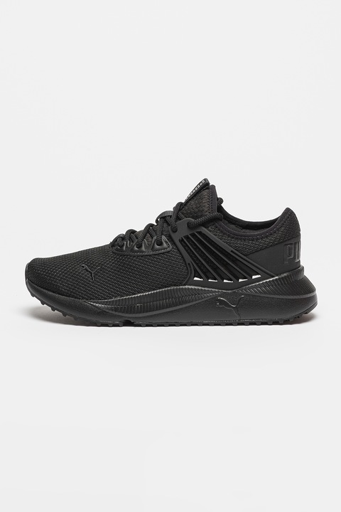 Puma, Pantofi sport textili cu insertii sintetice Pacer Future, Negru