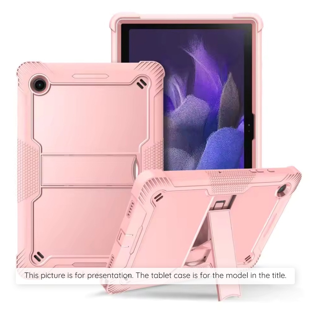 Husa pentru Honor Pad X9 / X8 Pro + Folie, Techsuit Rugged TabShell, Rose Gold
