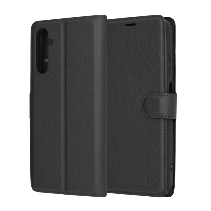 Husa pentru Samsung Galaxy A05s A057, Techsuit, Leather Folio, Neagra