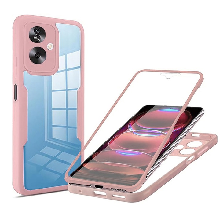 Кейс за Oppo A79 5G / OnePlus Nord N30 SE + Foil - Techsuit ColorVerse 360 Series - Pink