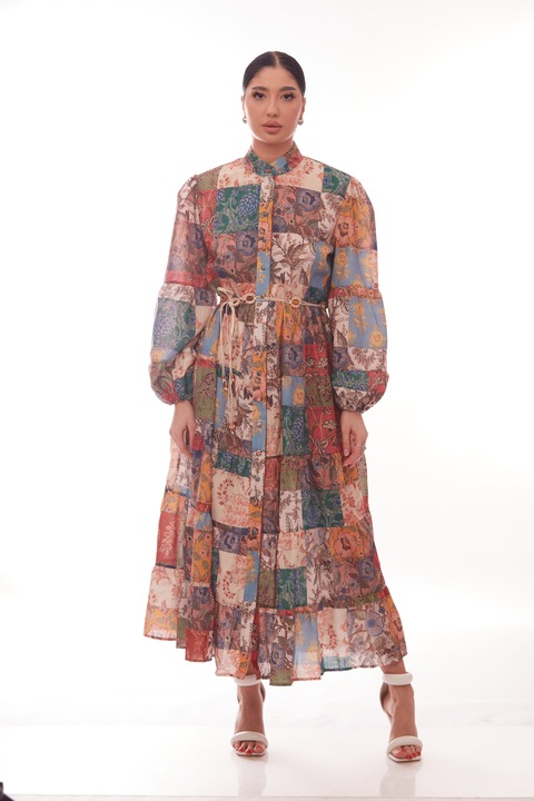 Rochie Voal Willow, verde, 42