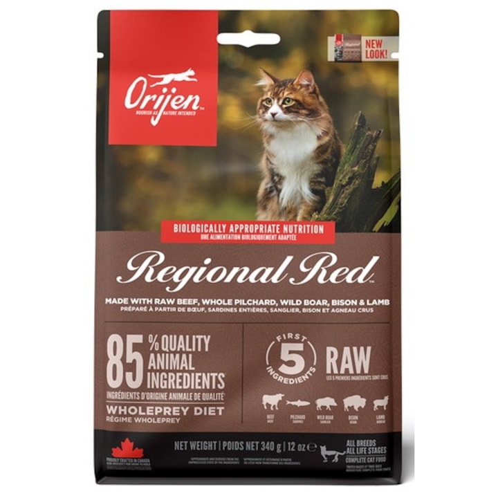 Храна за котки, Orijen, Regional Red, 340г