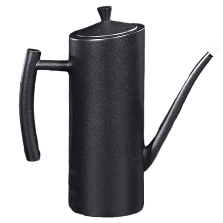 Дозатор за олио/оцет, QttvbTna, Неръждаема стомана, 700 мл, Черен