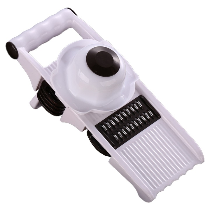 Feliator manual pentru legume si fructe, alb/negru, usor de curatat