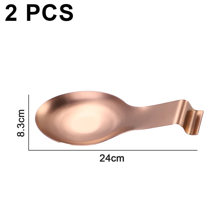 2 db rozsdamentes acél kanáltartó készlet, modern design, nagy méretek