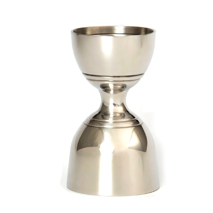 Двоен инструмент за коктейли, 1oz/2oz, неръждаема стомана 304, медно покритие, ергономичен дизайн