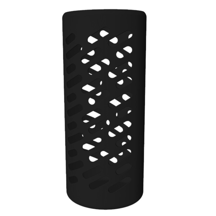 AMRINUGL csúszásgátló védőtok üveghez, szilikon, fekete, 32oz