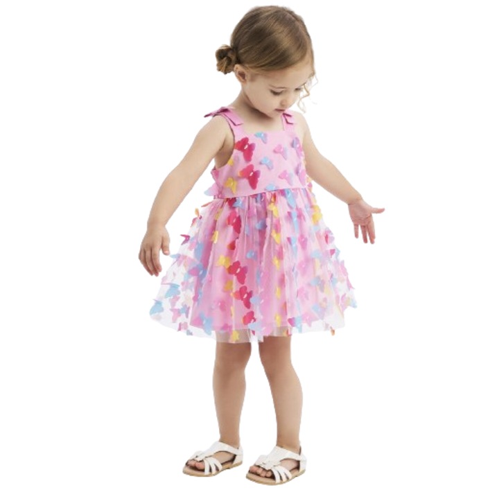 Pillangós ruha lányoknak, Sarabanda, 0.8345, rózsaszín