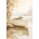 Tablou marin, Barca la Mal, Tablou cu barca la mal 60x90 cm
