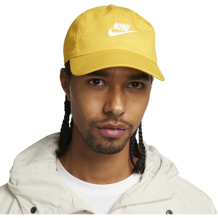 Шапка Nike Club Unstructured Futura Wash Cap, Жълт