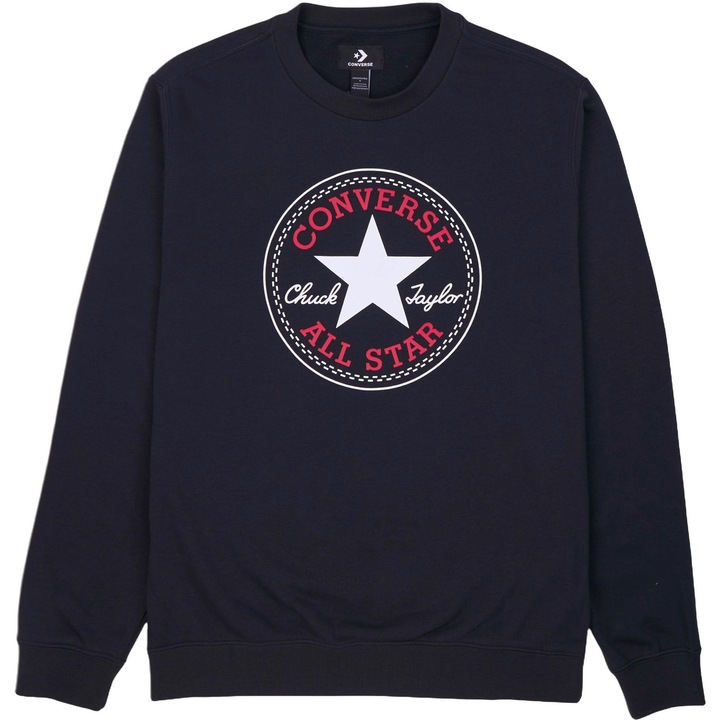 Спортна Блуза Converse Converse Go-To All Star Patch Crew Standard Fit Sweatshirts 29062, Син