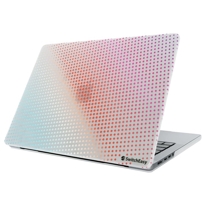 Защитен калъф, Artist Dots, съвместим с Apple MacBook Pro 16" 2023-2021 M3/M2/M1, SwitchEasy, Aurora