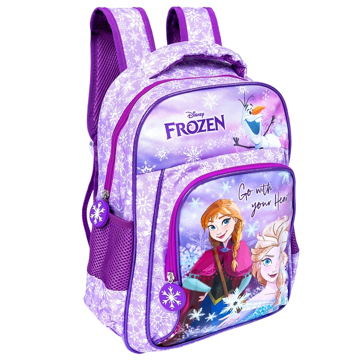 Ghiozdan 2 compartimente, Frozen, 37 cm