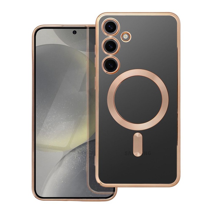 Силиконов калъф Omni за SAMSUNG S24 PLUS, златен