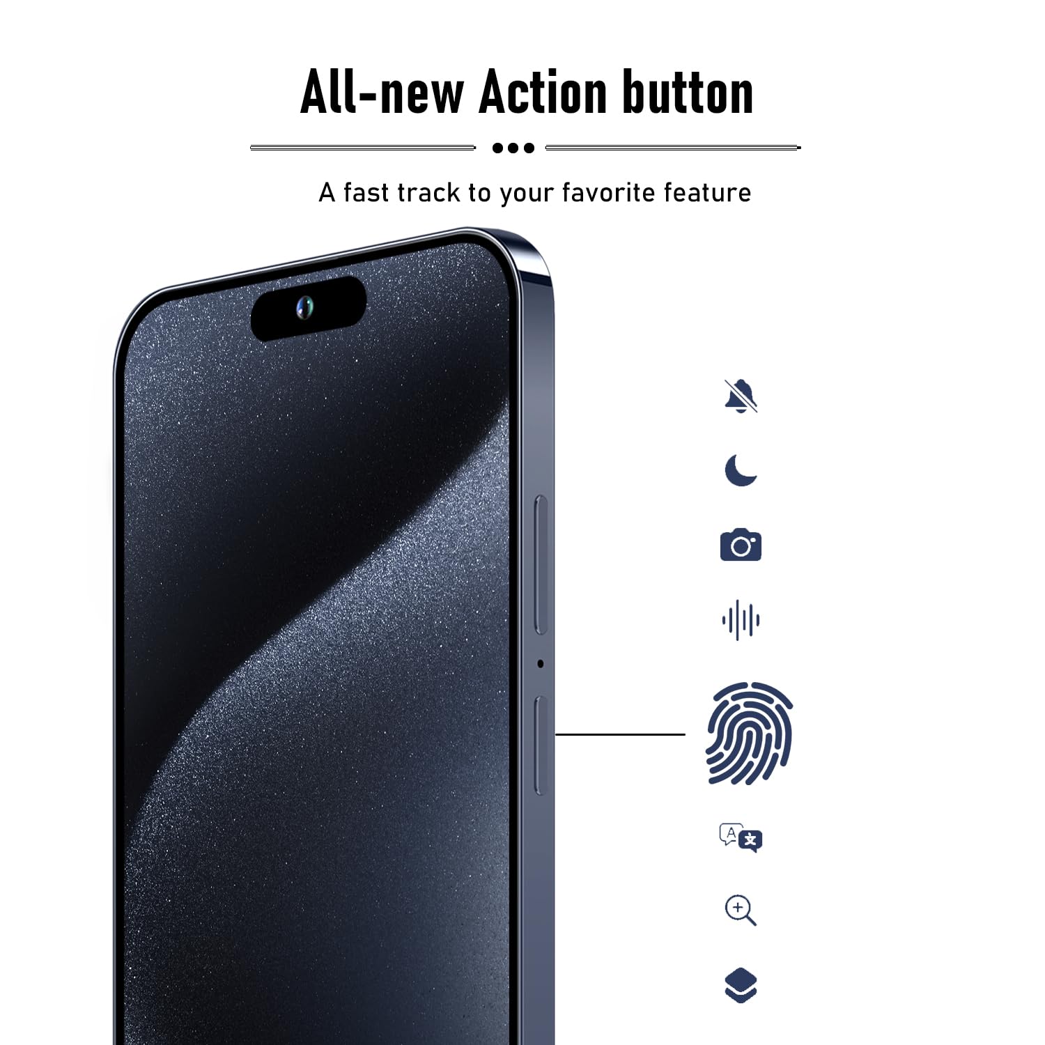 Мобилен телефон I15 Promax Blue, 5G, IPS 6.8", 12GB RAM, 512GB ROM ...