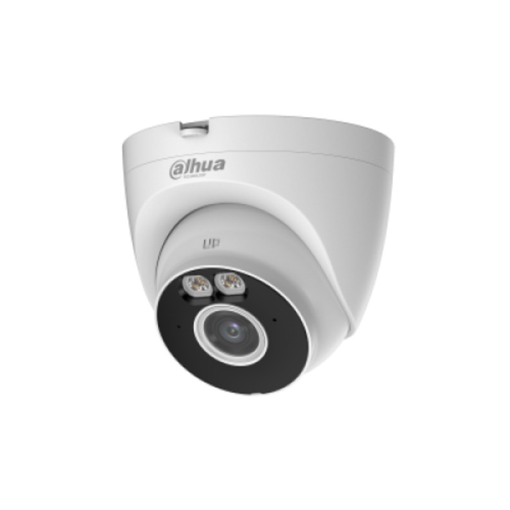 Camera de supraveghere IP Wireless pentru Camera de supraveghere interior, Dahua IPC-T4AP-LED-0280B, 4MP, 2.8mm, LED alb 30m, Microfon, slot MicroSD