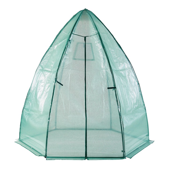 [en.casa] Fóliasátor PXHGC-0007 Hunze acél 200x240cm zöld