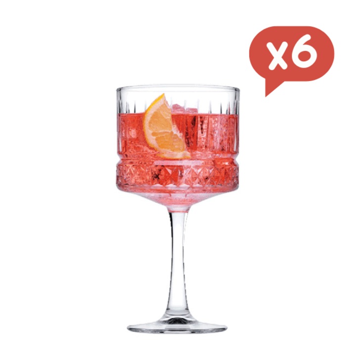 Комплект стъклени чаши за джин Elysia, Pasabahce, 500 ml, 6 бр