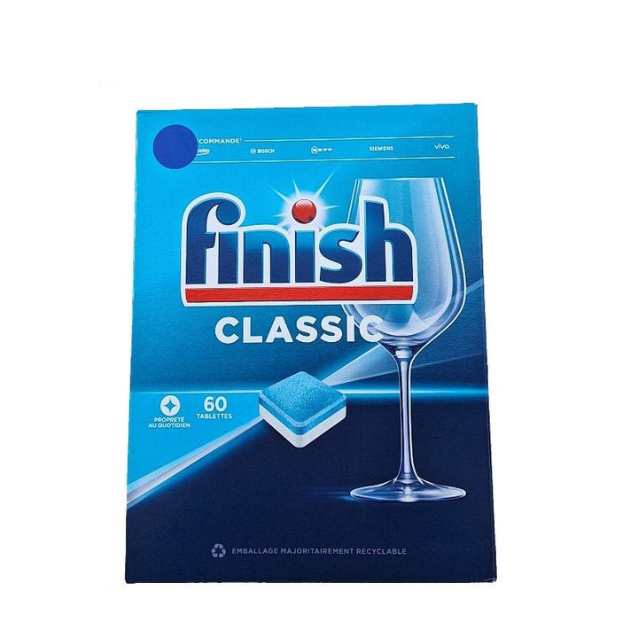 Mosogatószer tabletta mosogatógéphez FINISH Classic 60 tabletta