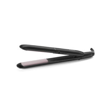 Placa de indreptat parul BaByliss ST241E, invelis ceramic, temperatura maxima 230°C, 2 setari de temperatura, negru