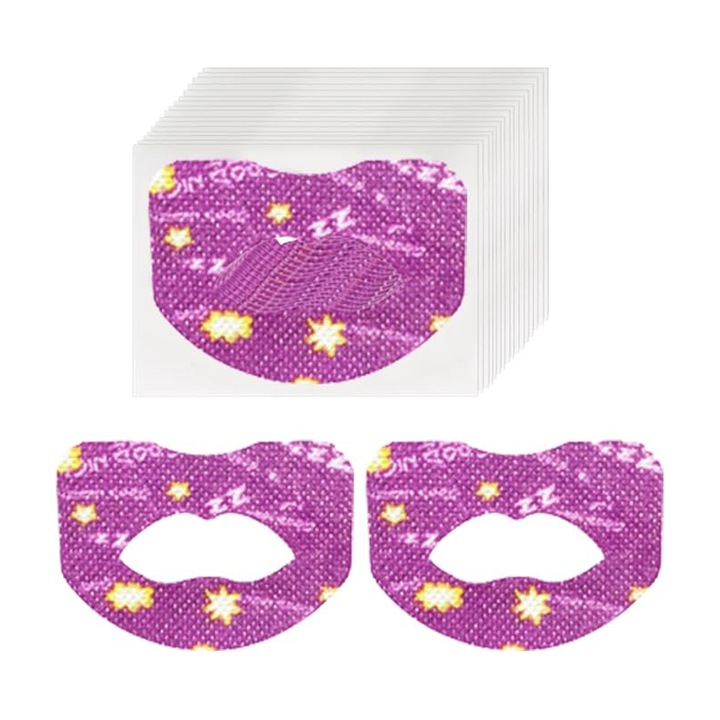 90 de benzi de dormit, BOMSTOM, reduc sforaitul, Imbunatatirea somnului，Imbunatatirea respiratiei，antialergice, pentru adulti, 65x50 mm, multicolore
