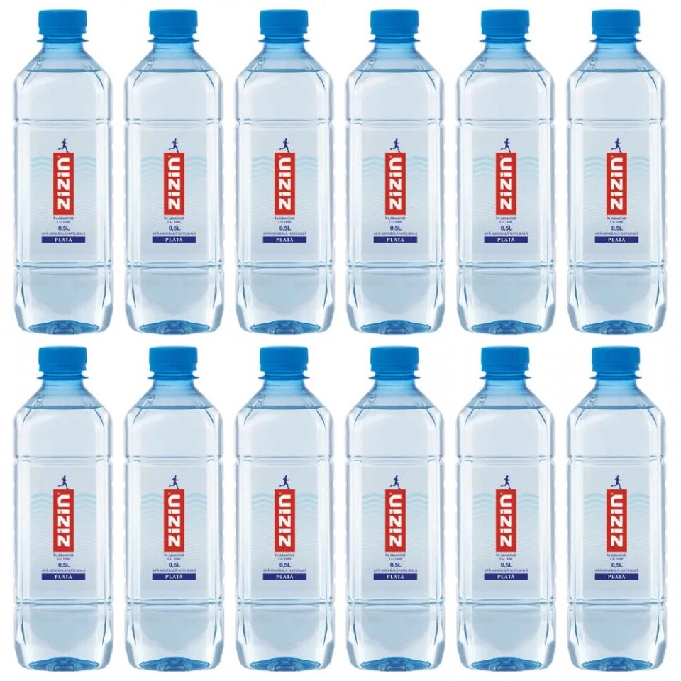 Apa Minerala Plata, 12 x 0.5 L, Zizin - eMAG.ro