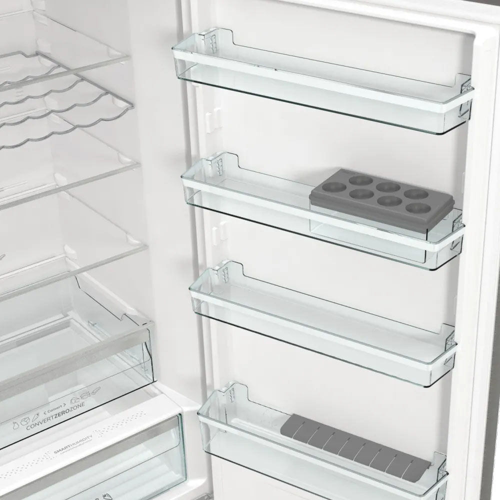 Frigider-congelator Gorenje NRC620BSXL, No Frost, 200 cm