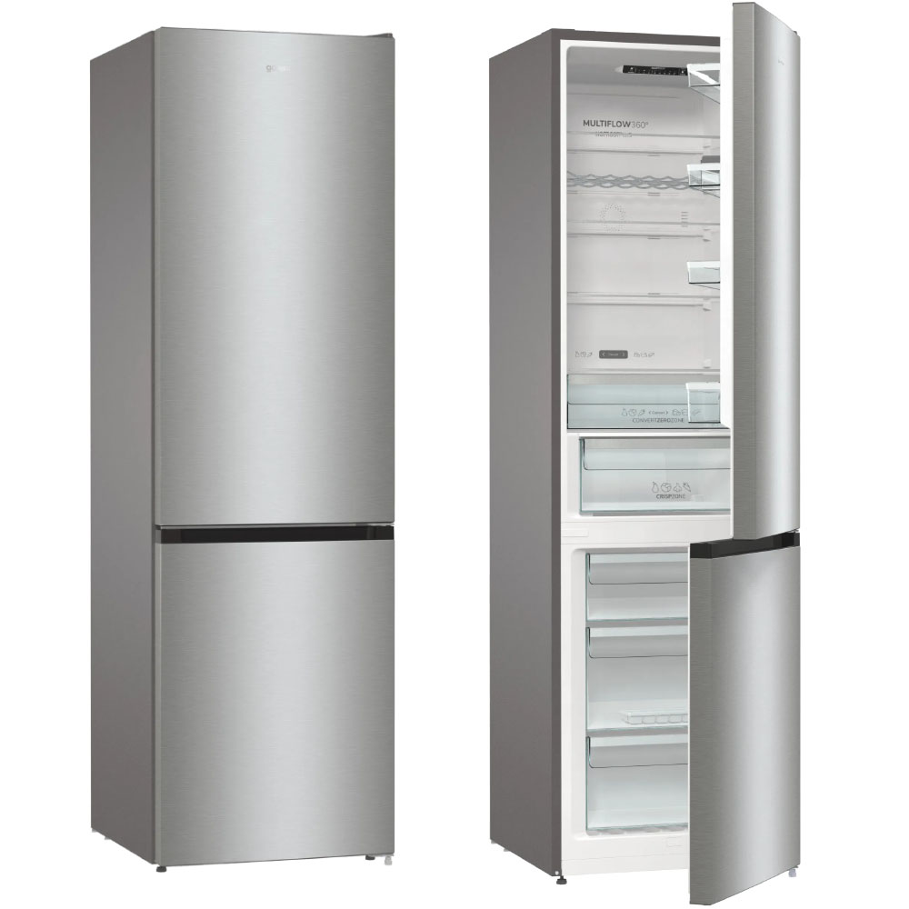 Frigider-congelator Gorenje NRC620BSXL, No Frost, 200 cm